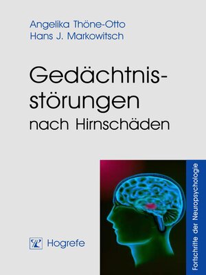 cover image of Gedächtnisstörungen nach Hirnschäden
